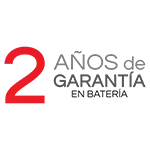 2 años de garantía en sus partes