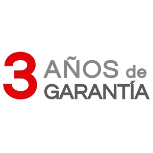 3 años de garantía